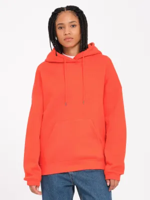 Stone Heart Up Hoodie - Bright Red