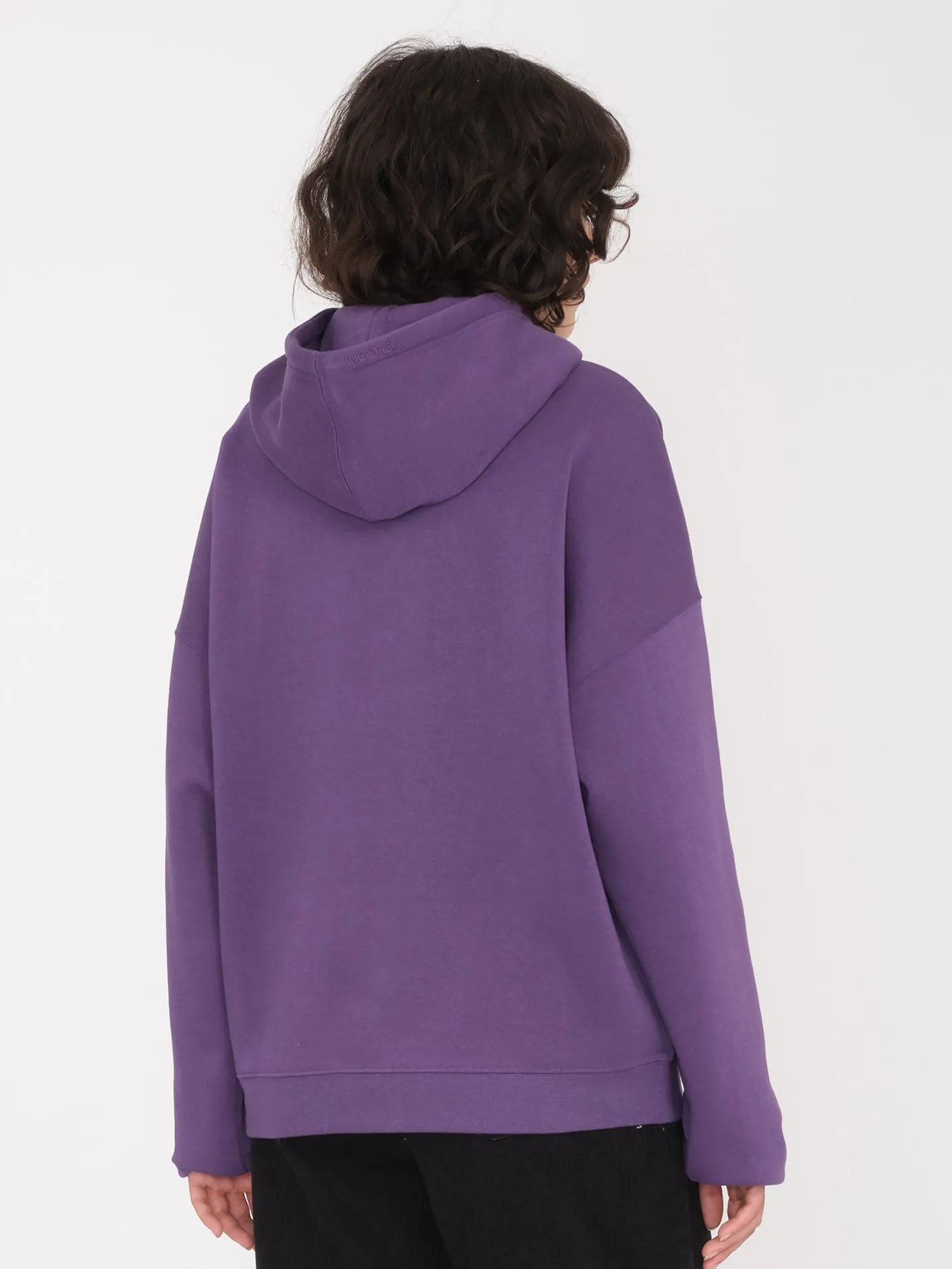 Stone Heart Up Hoodie - DEEP PURPLE