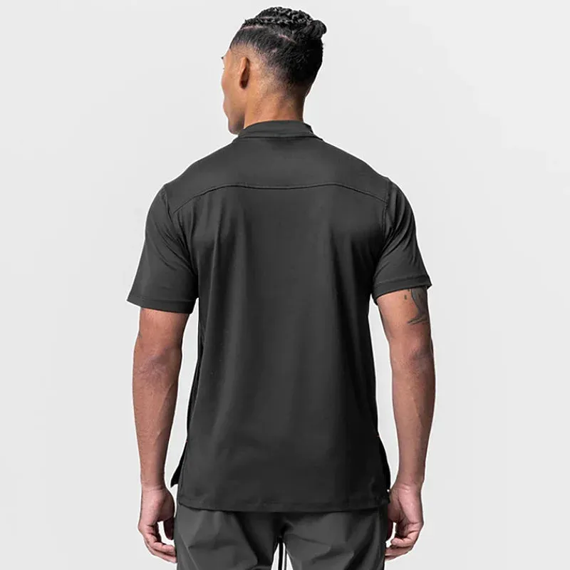 Summer Gym Men's Quick Dry Compression T-Shirt - Running Sport Workout Tee, Fitness Short Sleeve Undershirt Tops, Casual Clothes
