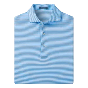 Tanner Stripe Performance Polo