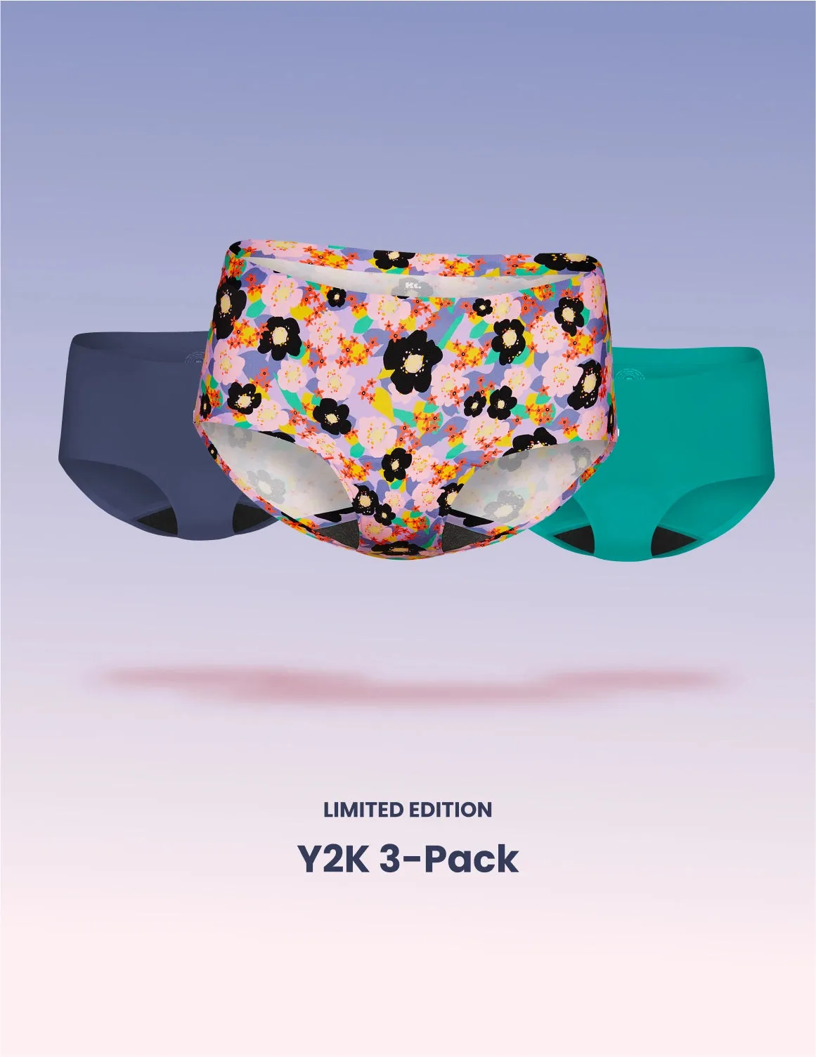 Teen Super Leakproof® No-Show Boyshort 3-Pack