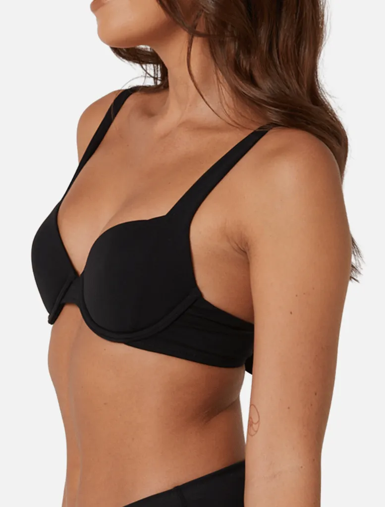 The Contour Boost Top - Black