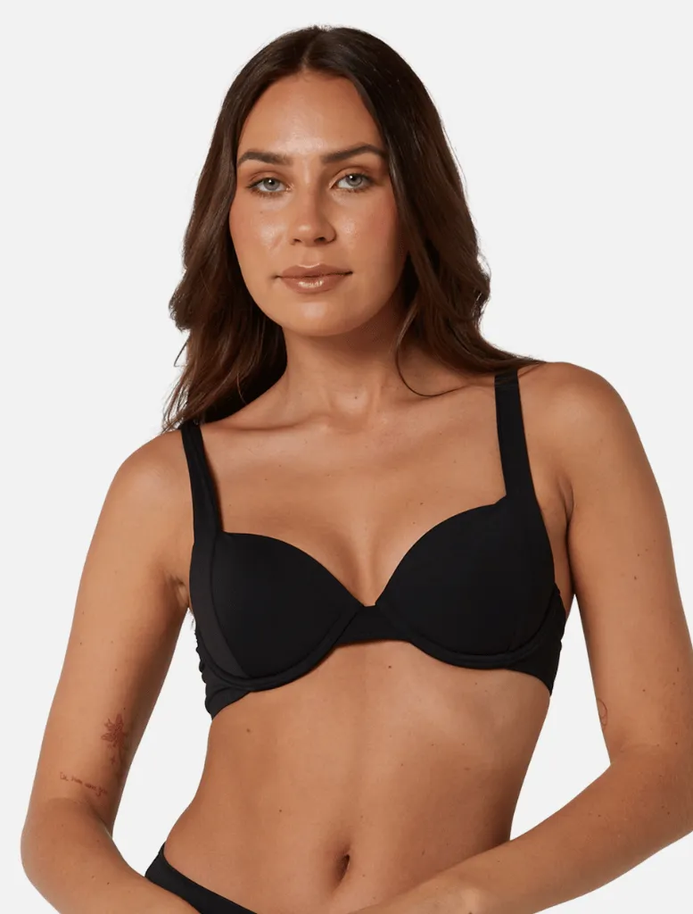 The Contour Boost Top - Black