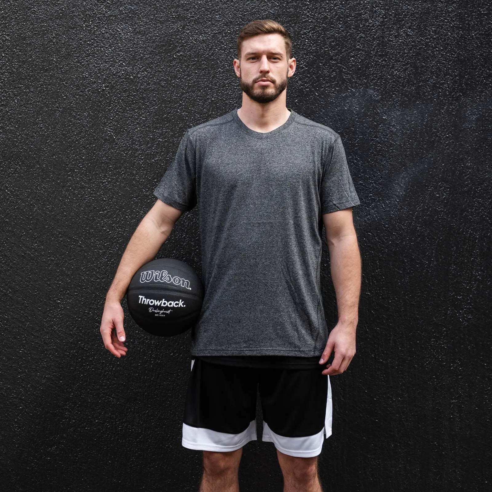 Throwback Oncourt Pro Short (1x Unit Only) - Noir/Blanc