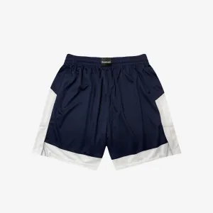 Throwback Oncourt Pro Short (1x Unit Only) - Obsidian/Blanc