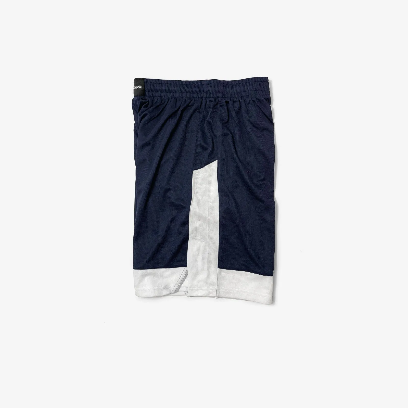 Throwback Oncourt Pro Short (1x Unit Only) - Obsidian/Blanc