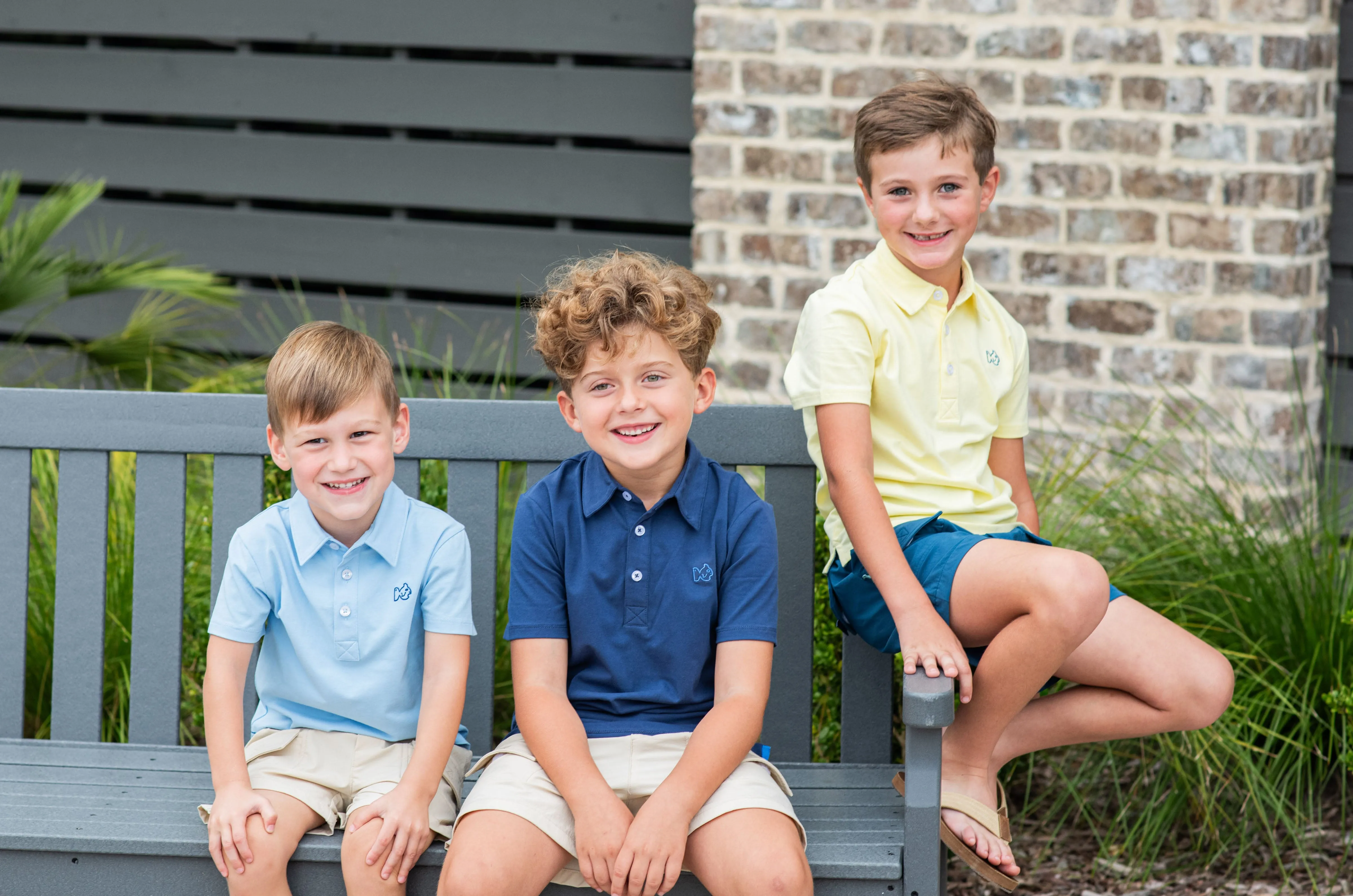 Too Cool for School Polo in Light Blue