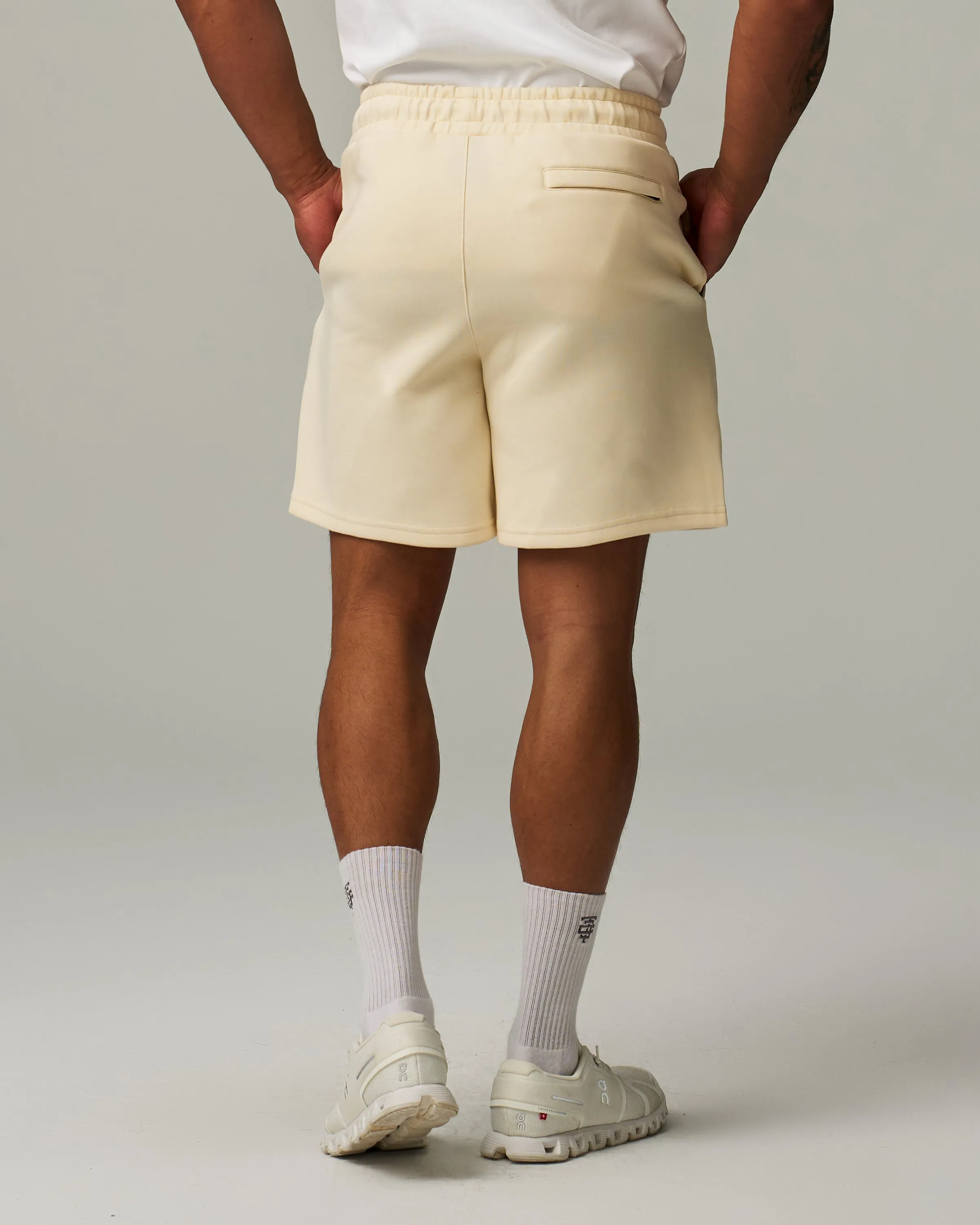Track Pintuck Shorts
