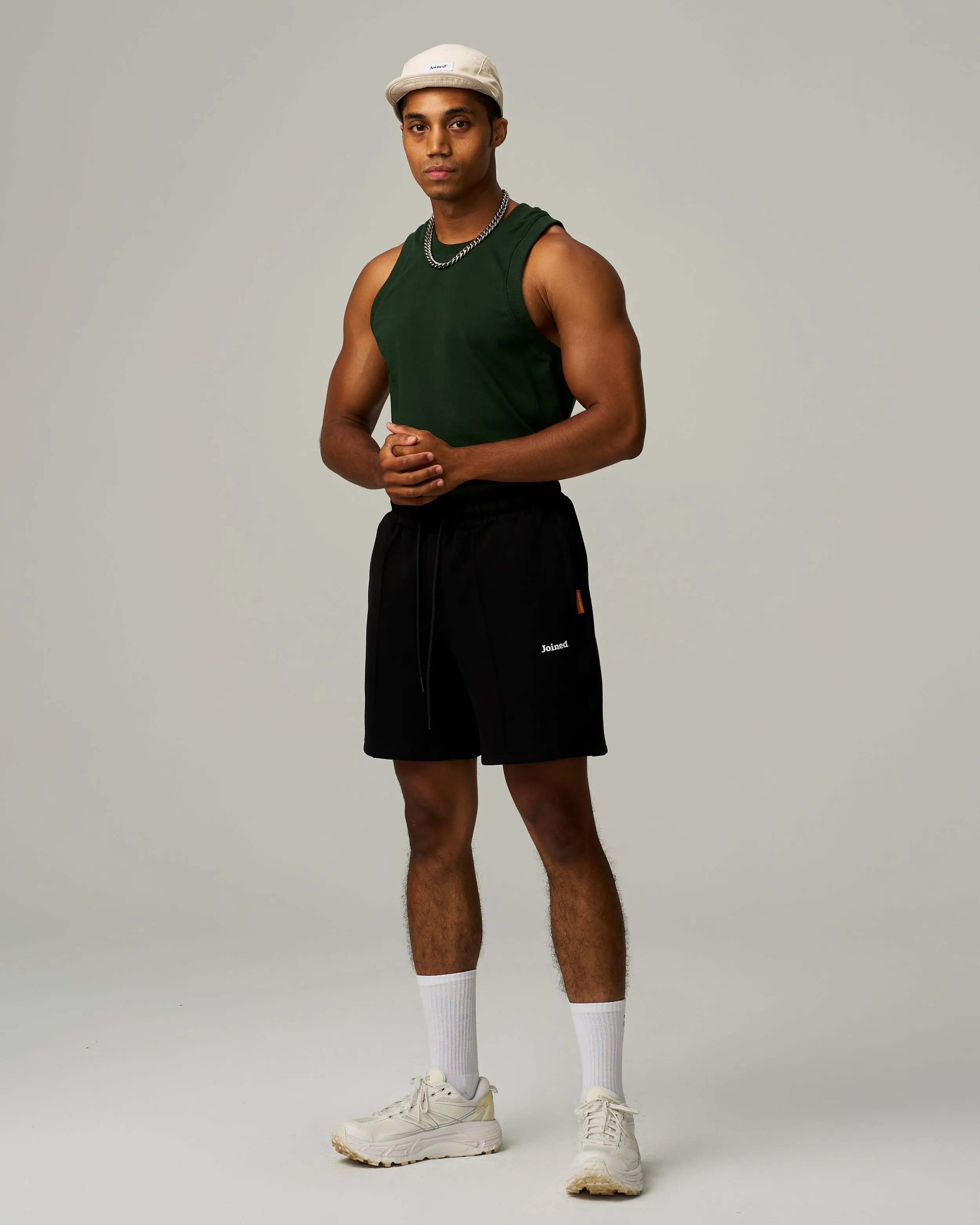 Track Pintuck Shorts