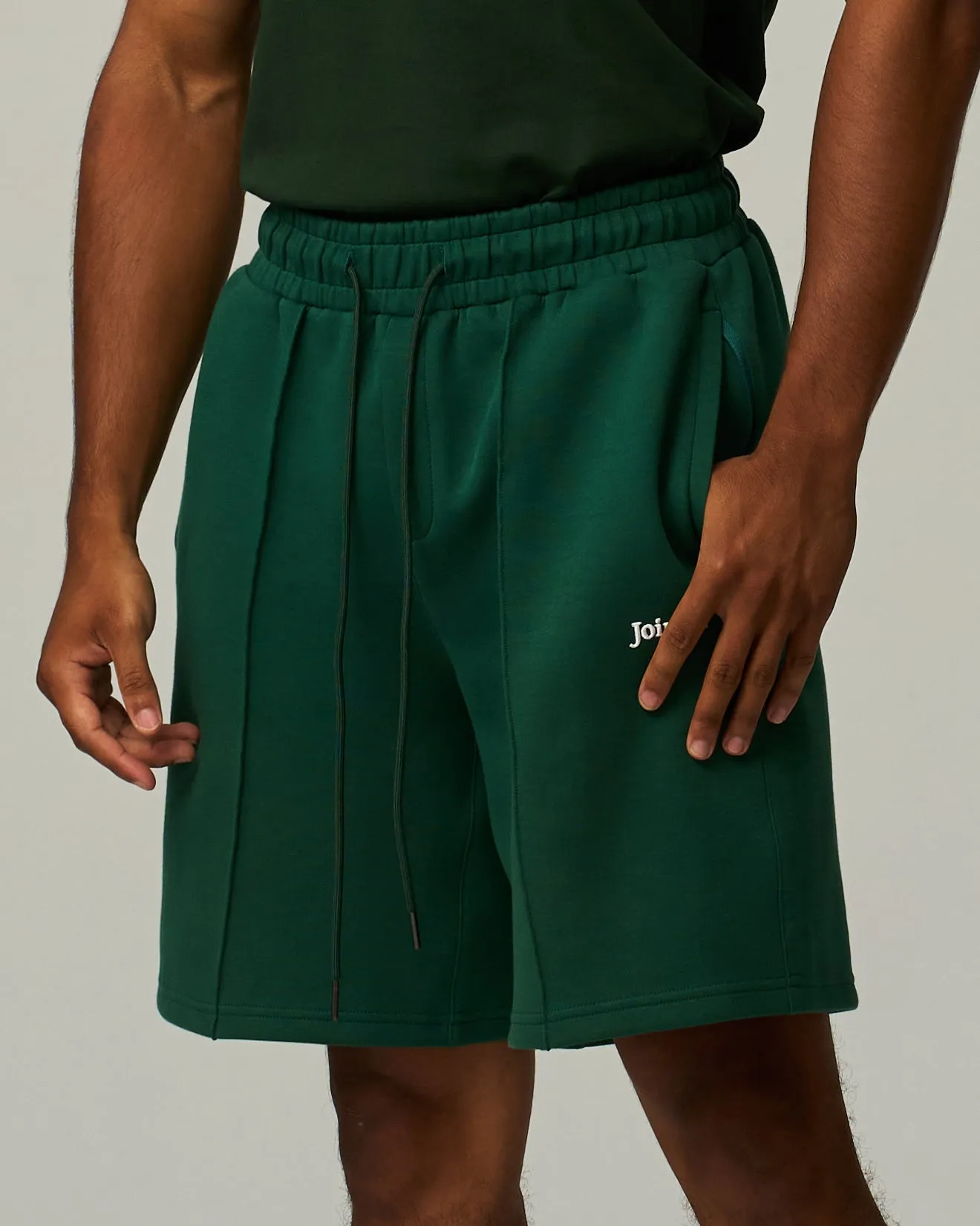 Track Pintuck Shorts