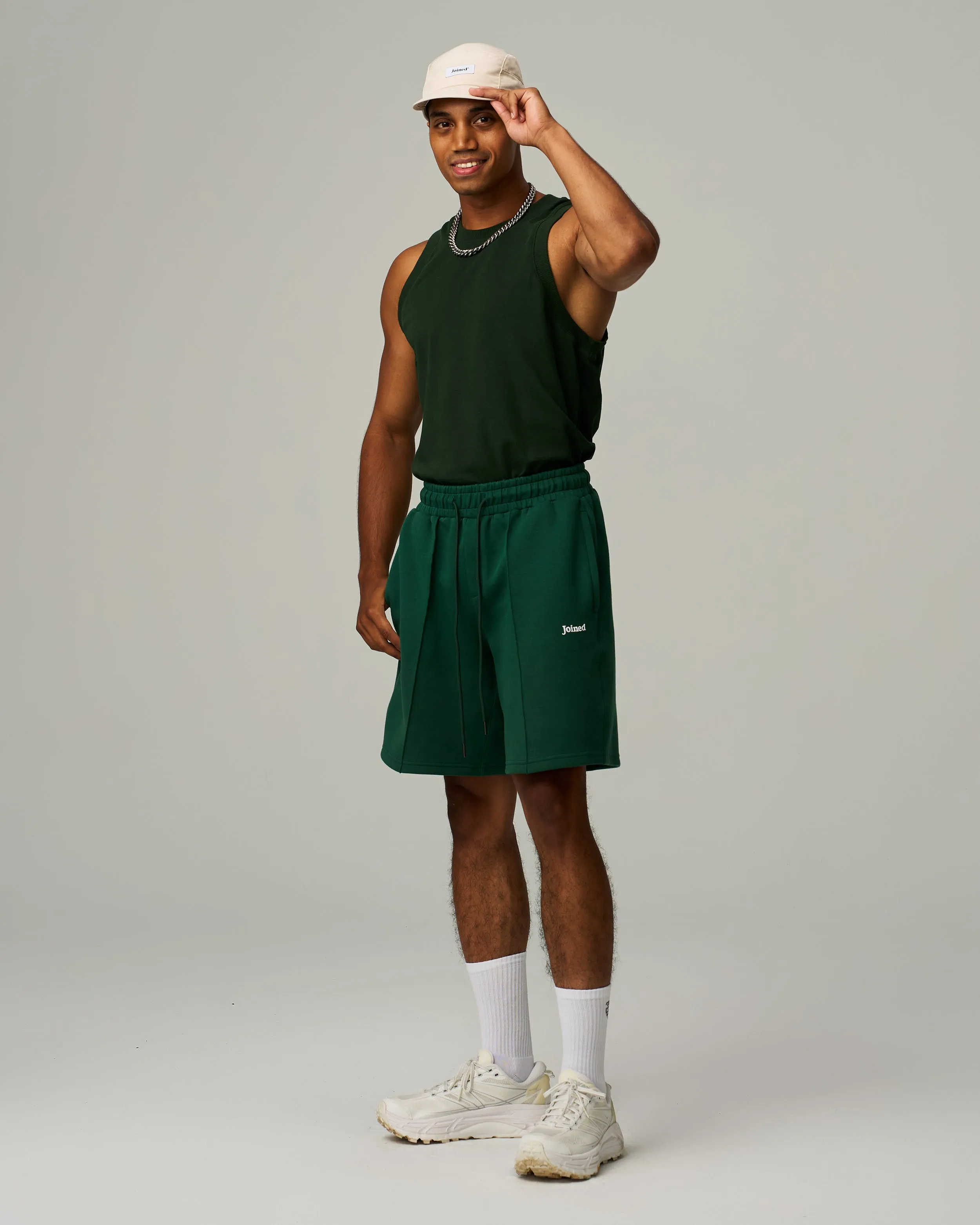 Track Pintuck Shorts