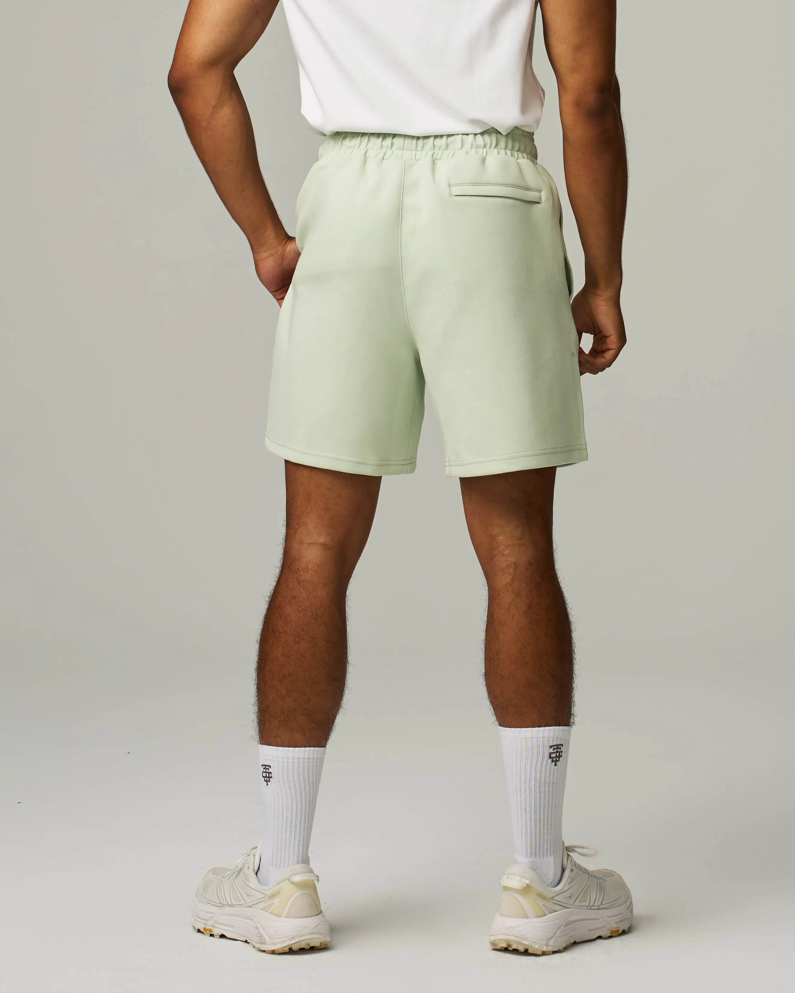 Track Pintuck Shorts