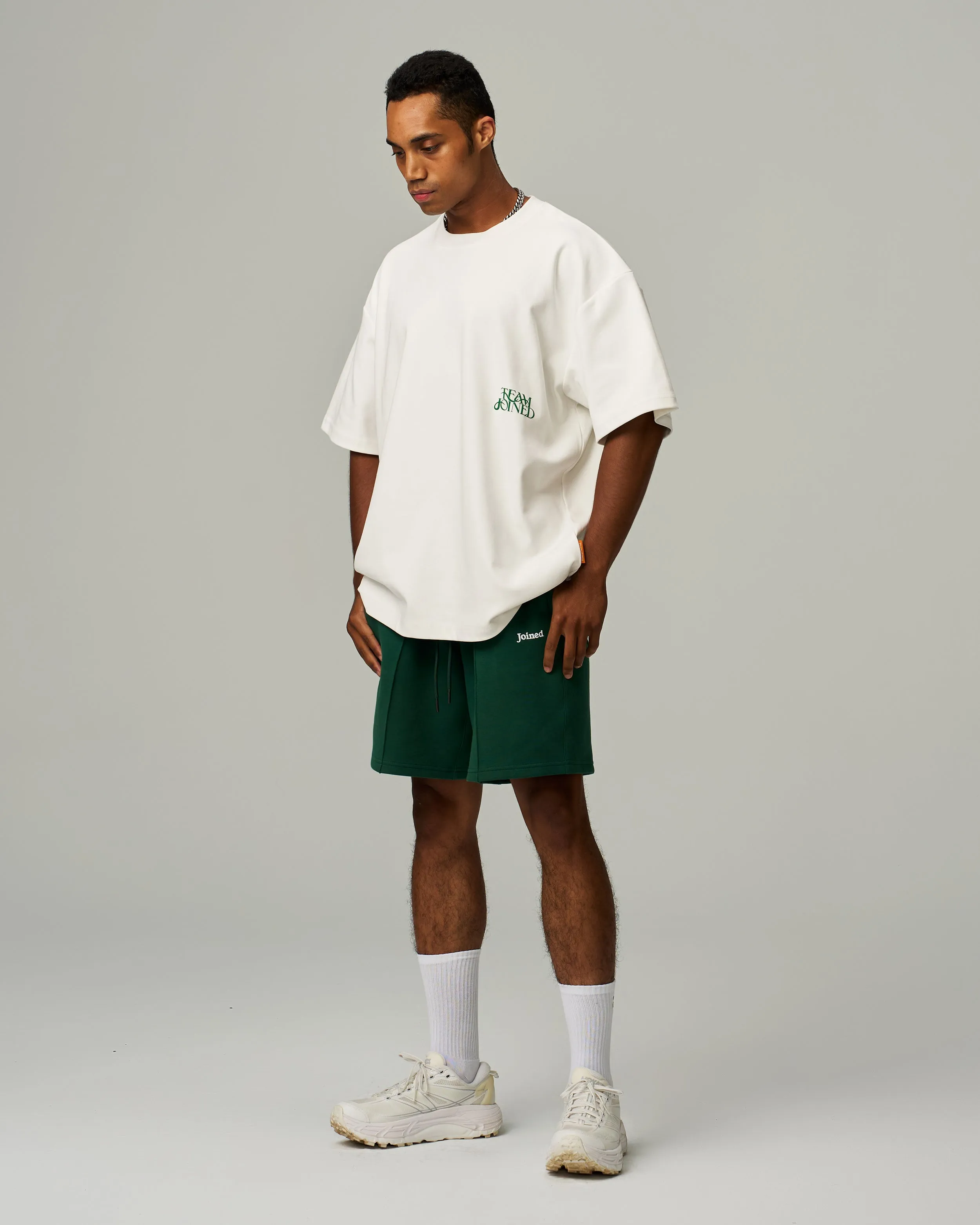 Track Pintuck Shorts