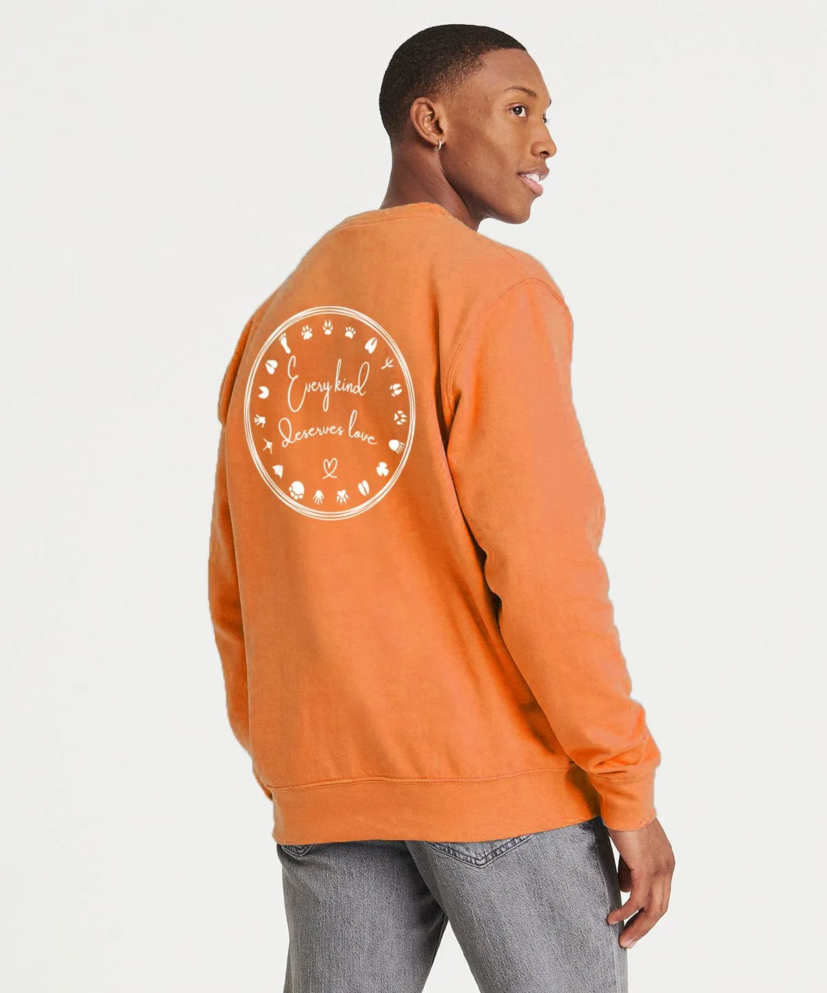 Vegan Unisex Every Kind Deserves Love Sweatshirt | Multiple Colours