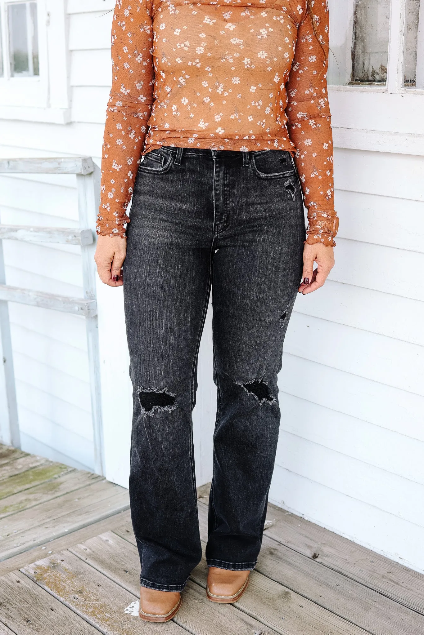 VERVET: Rowan High Rise 90's Vintage Flare Jeans