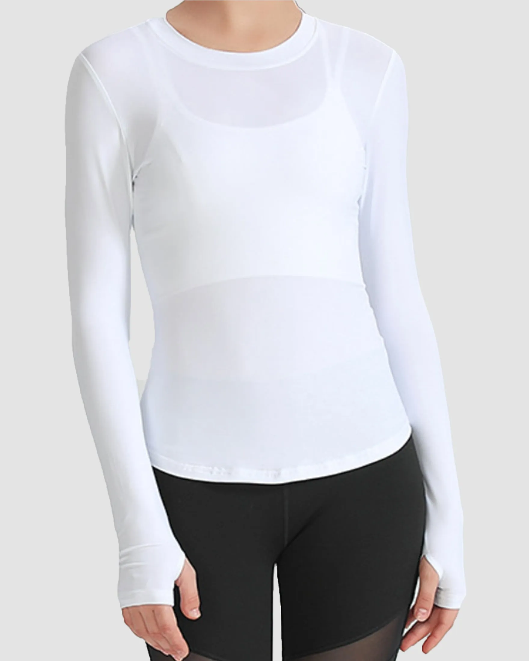 Vital Nylon Compression Workout Top