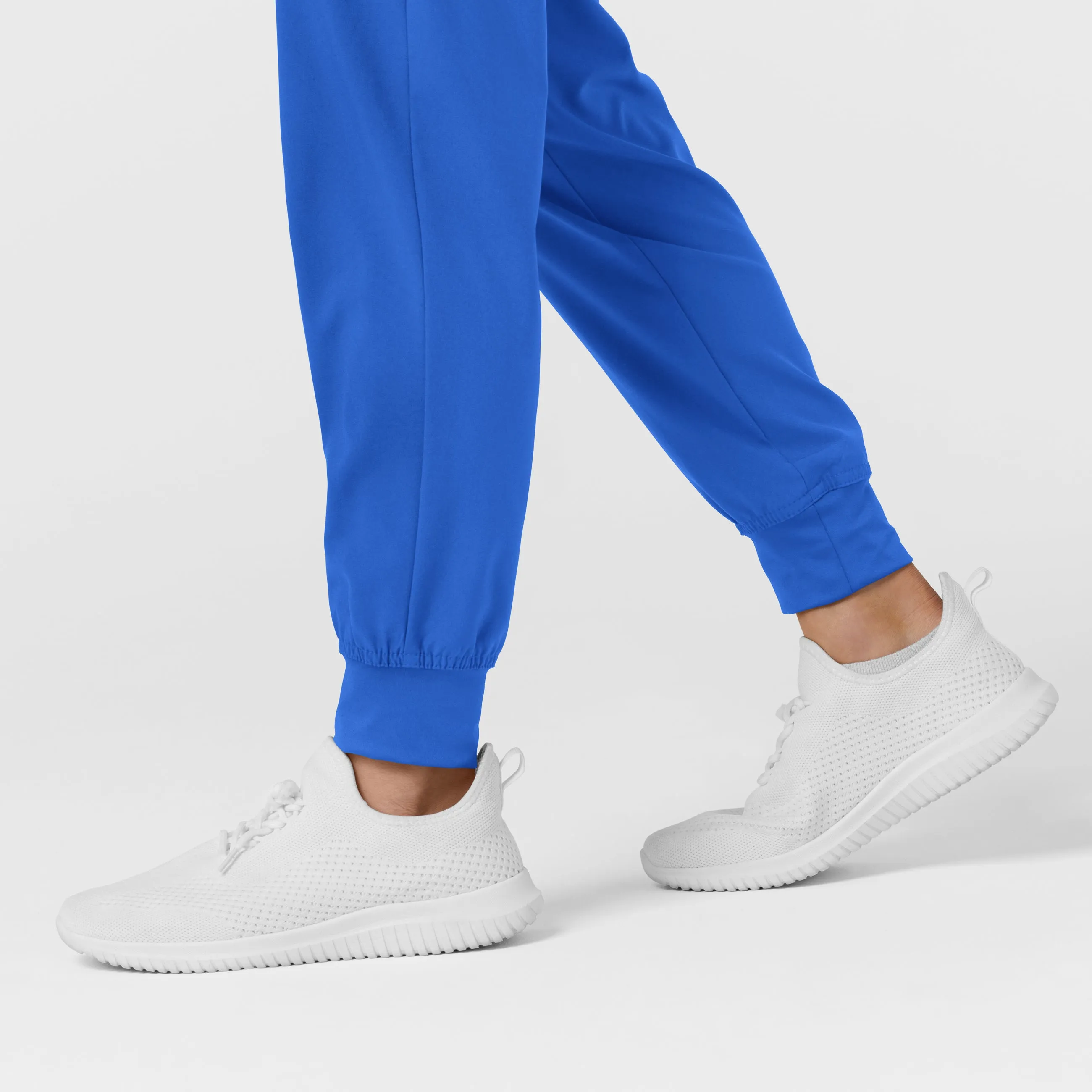 W123 5555 Comfort Waist Cargo Jogger Scrub Pants Royal