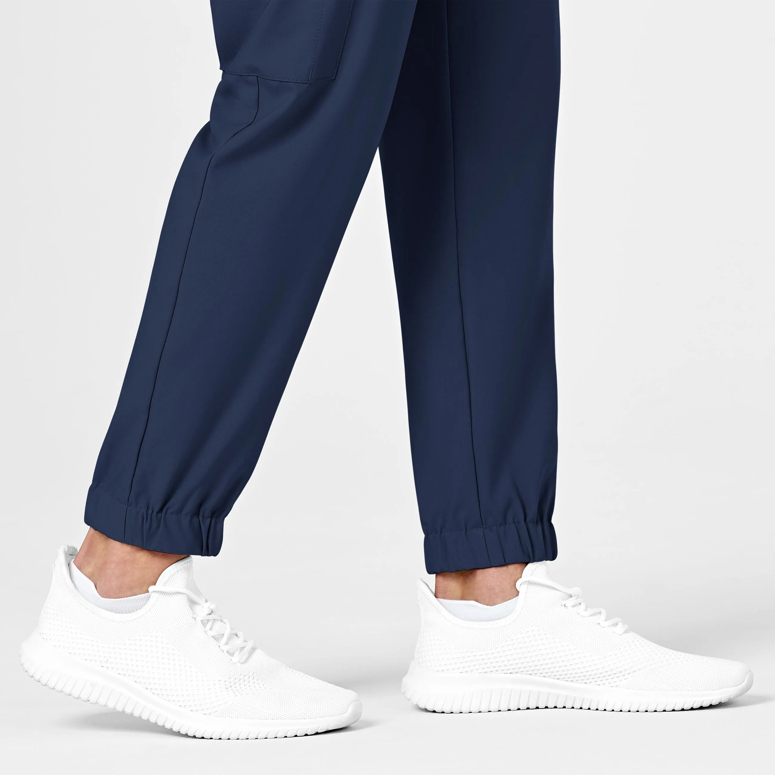 W123 5655 Men's Cargo Jogger Scrub Pants Navy