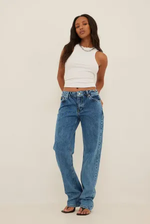 Waist Ring Detail Denim For Womens