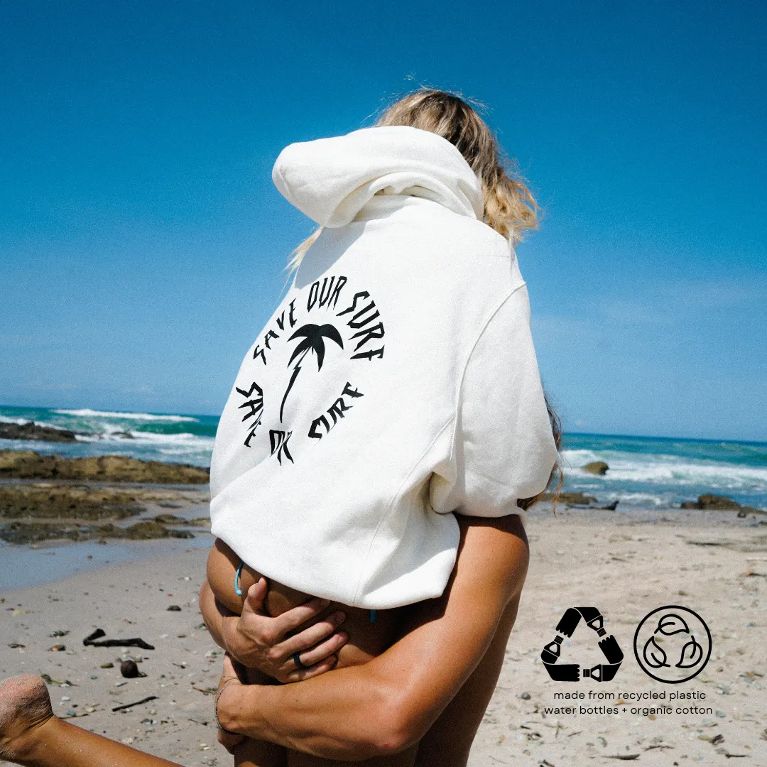 WHITE MERCH HOODIE