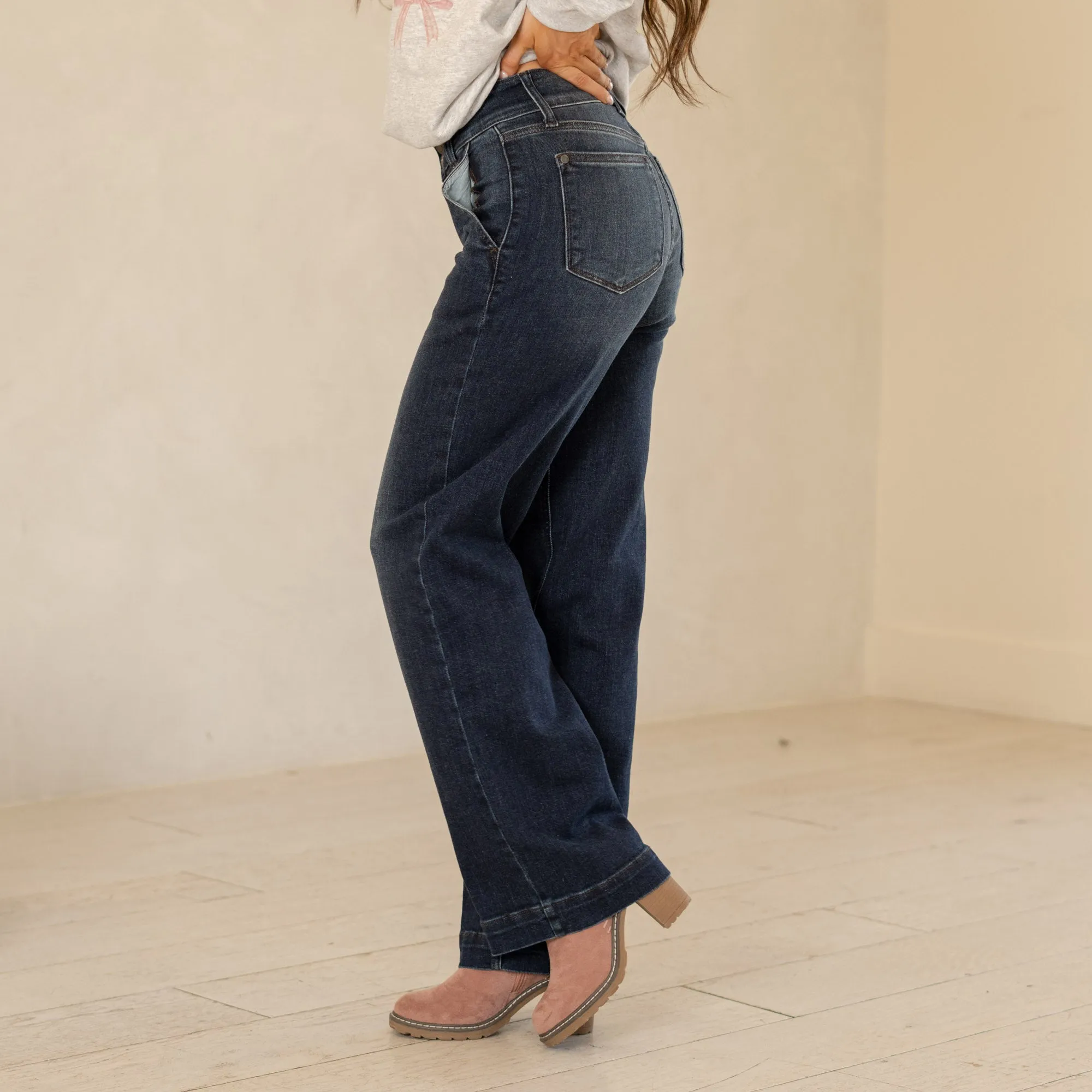 Wildflower Wander High Rise Wide Leg Regular & Plus Sizes