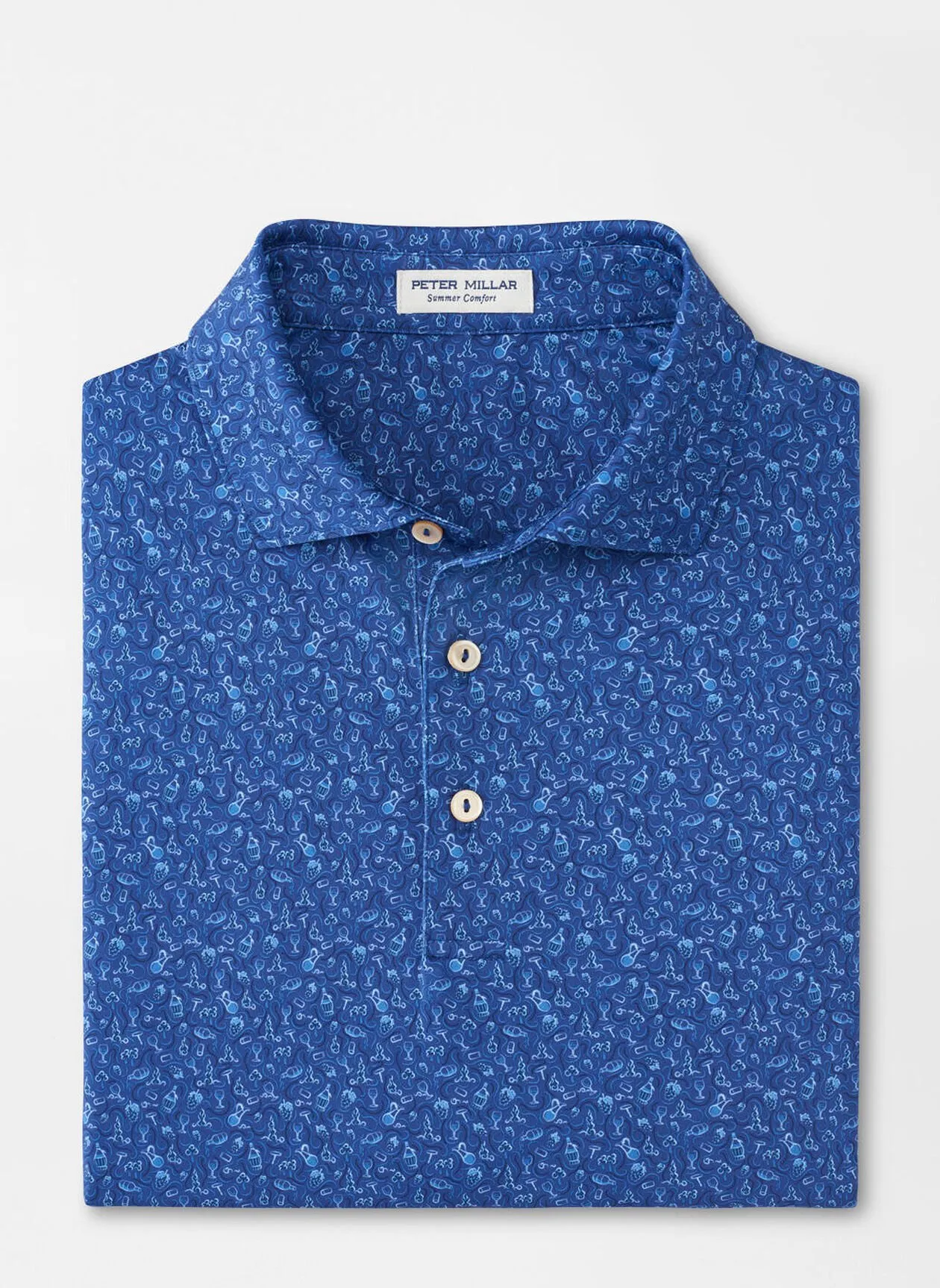 WINE COUNTRY PERFORMANCE JERSEY POLO - SPORT NAVY