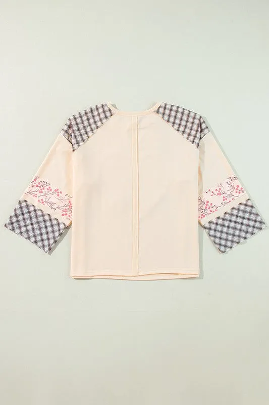 Women Heart Graphic Wide Long Sleeve Sweatshirts