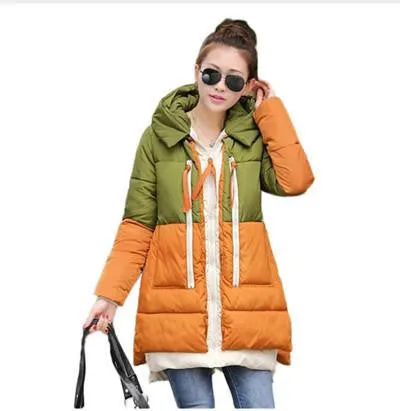 Women jacket Hoody Long Style Warm Coat Women Plus Size M~XXXL