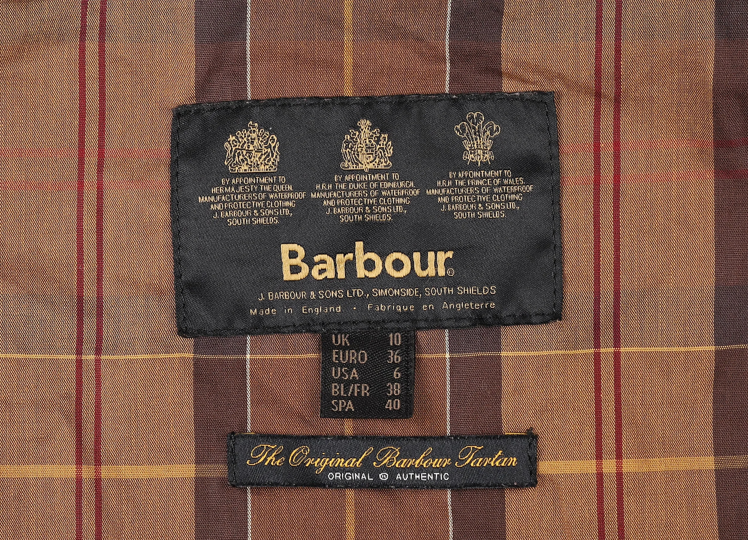 Women's Barbour Summer Sapper Wax Jacket - Brown - Women's S