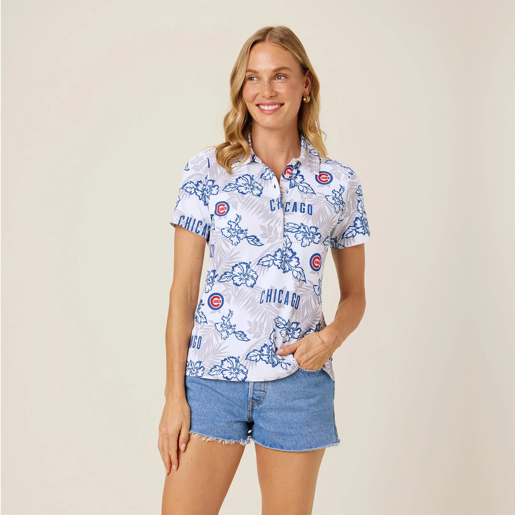 WOMEN'S CHICAGO CUBS PUA PERFORMANCE POLO