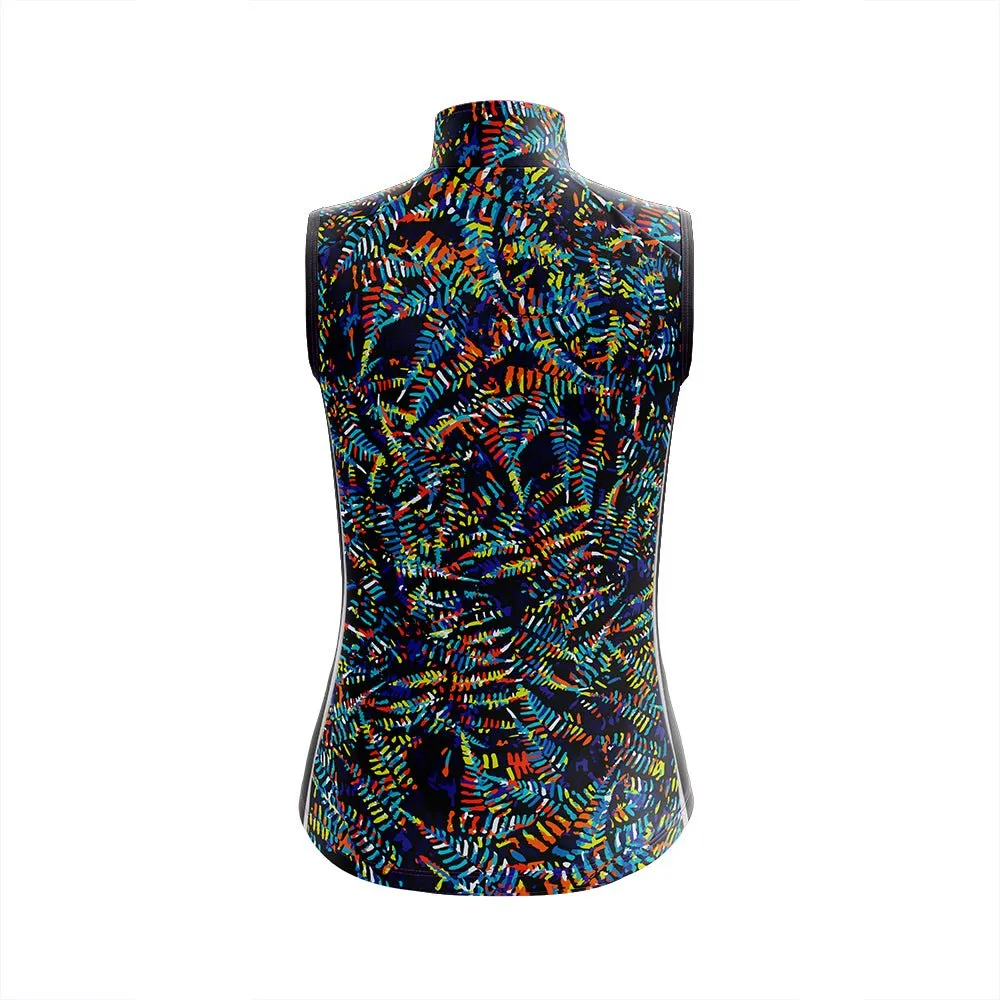 Women's Fern Lime Pack Up Cycling Gilet