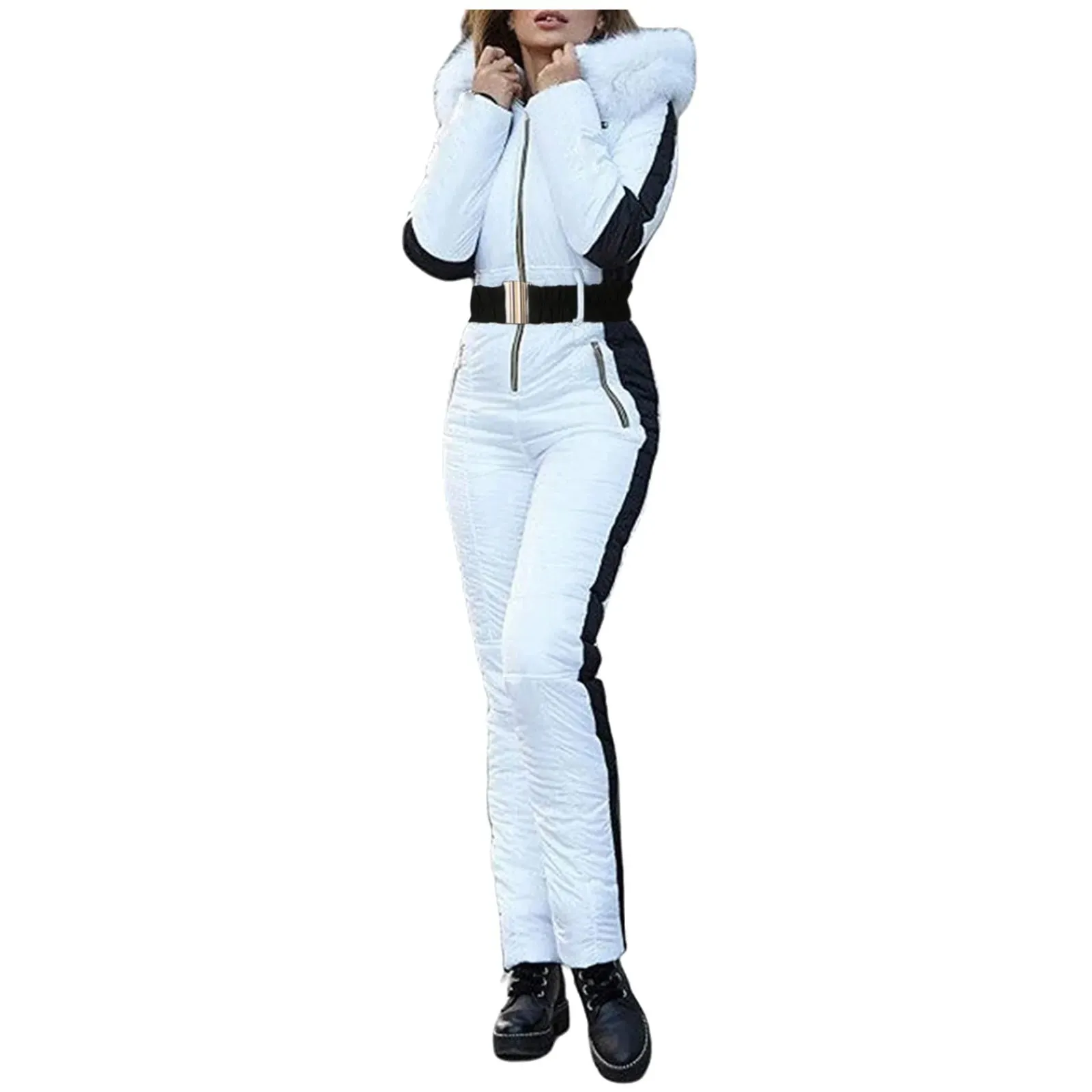 Women's Patched Ski Suit