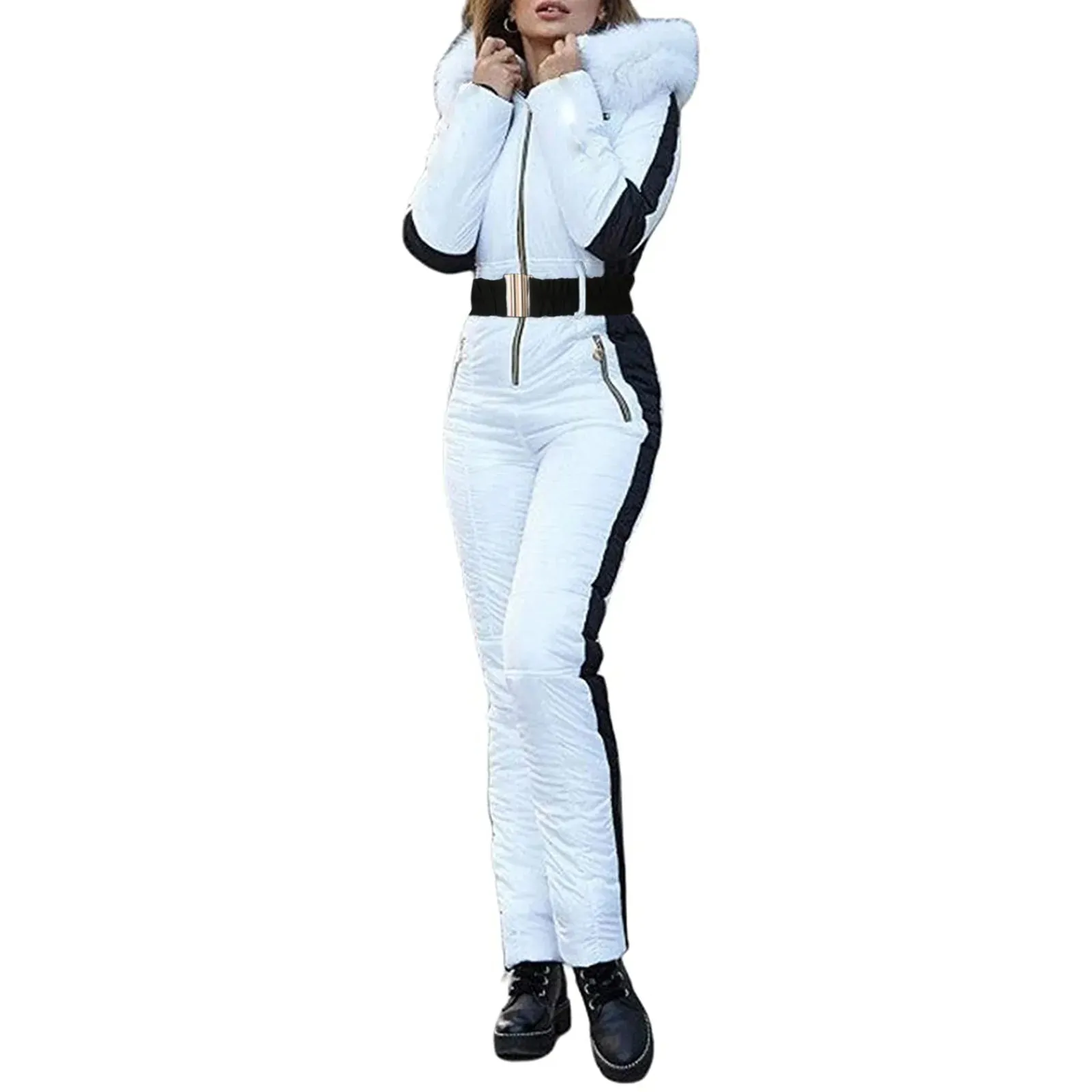 Women's Patched Ski Suit