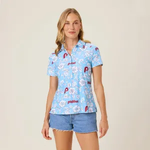 WOMEN'S PHILADELPHIA PHILLIES COOPERSTOWN PERFORMANCE POLO