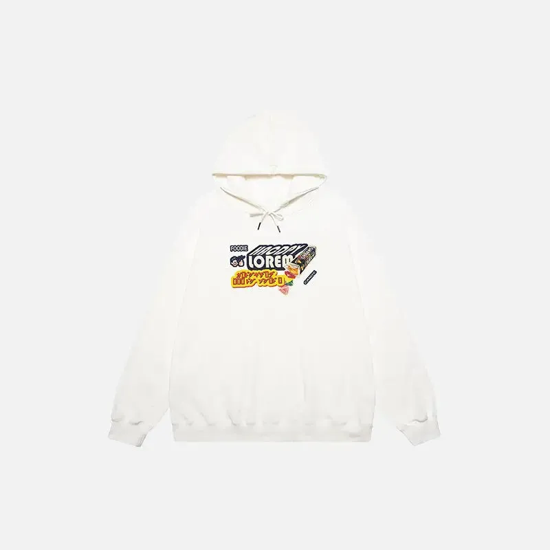 Y2K Candy Letter Print Oversized Hoodie for Ultimate Comfort and Style