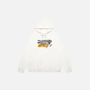 Y2K Candy Letter Print Oversized Hoodie for Ultimate Comfort and Style