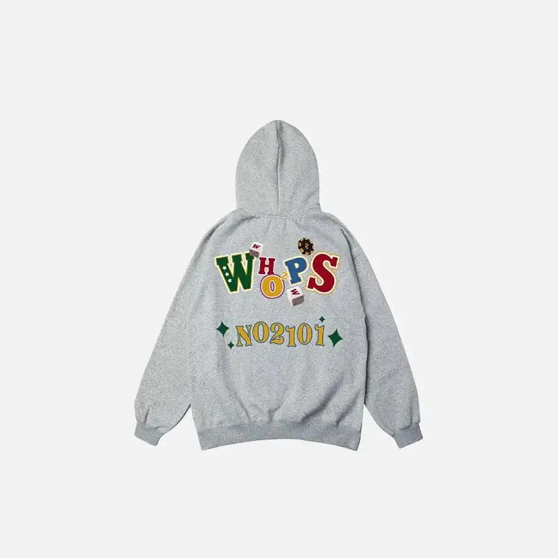 Y2K Oversized Loose Fit Sport Hoodie for Trendy Streetwear Style