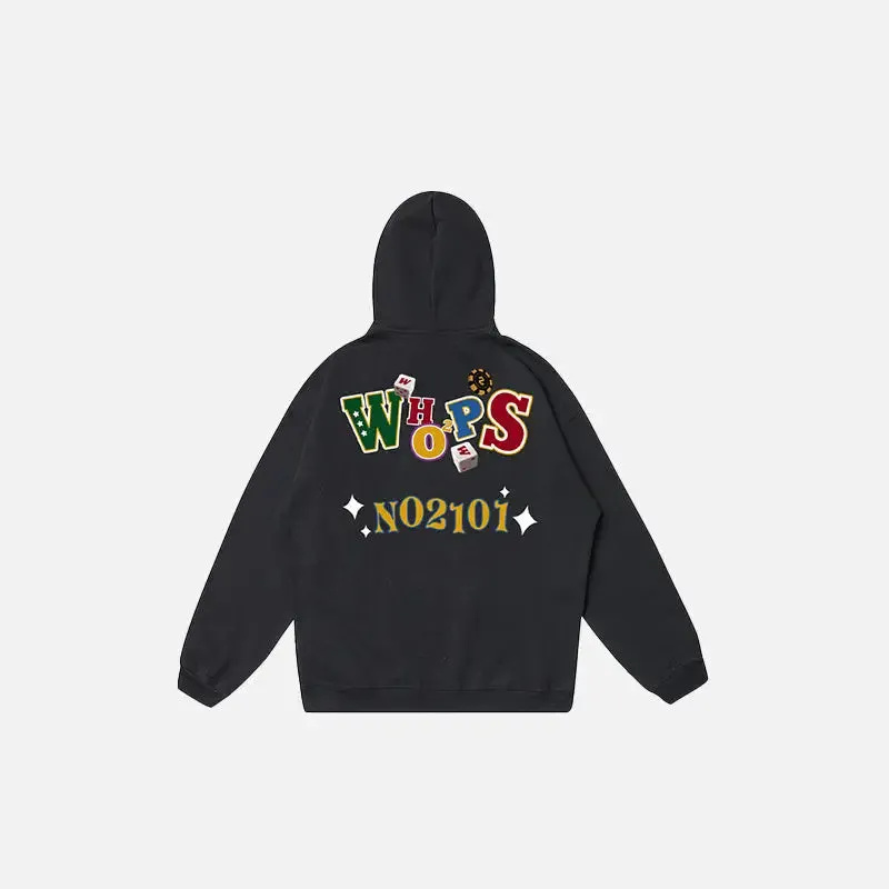Y2K Oversized Loose Fit Sport Hoodie for Trendy Streetwear Style