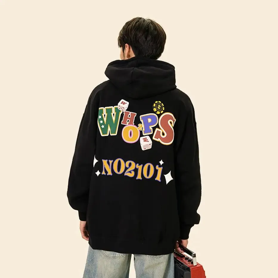 Y2K Oversized Loose Fit Sport Hoodie for Trendy Streetwear Style